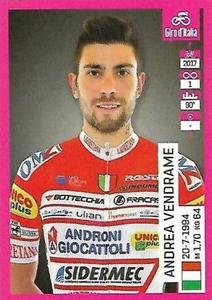 2019 Panini Giro d'Italia #83 Andrea Vendrame Front